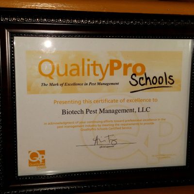 BioTech is NPMA QualityPro Schools Certified