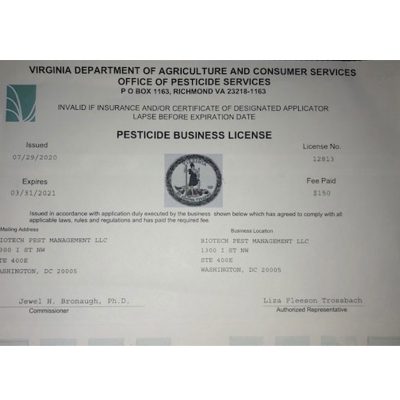 Virginia Business License